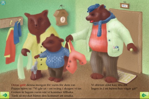 Guldlock och de tre björnarna - En interaktiv barnbok i HDのおすすめ画像2