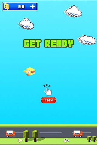 Tiny-Birds (Tap Ducky jump up space got dozer coins free fuzz games) screenshot 2