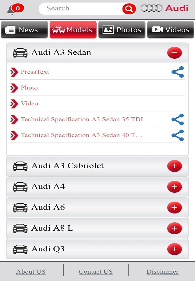 Audi Media App screenshot 4