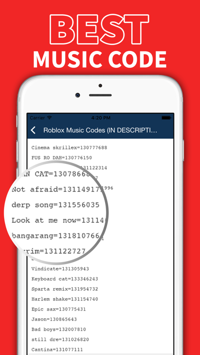 Music Code For Roblox App Reviews User Reviews Of Music Code For - full song roblox music codes 2019 list