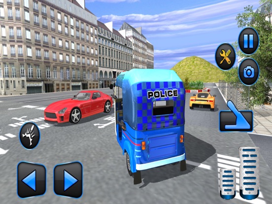 Screenshot #6 pour Police Tuk Tuk: Auto Rickshaw Driving Simulator