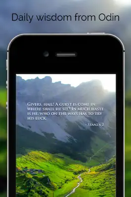 Game screenshot Pocket Havamal - Daily Asatru Meditations of Wisdom from Odin - Thorpe Translation mod apk