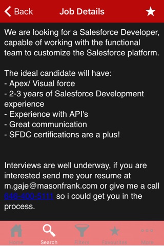 Salesforce Jobs by Mason Frank screenshot 4