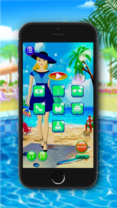 Screenshot #3 pour Pool Party Rock On - Free Dress Up and Makeover with Your Friends