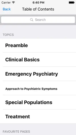 Game screenshot McMaster Psychiatry Handbook apk