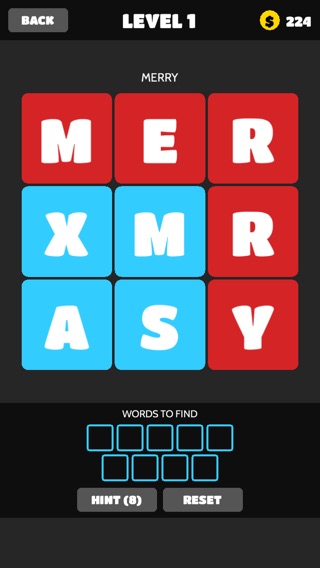 Word Crush - Christmas Brain Puzzles Free by Mediaflex Gamesのおすすめ画像1