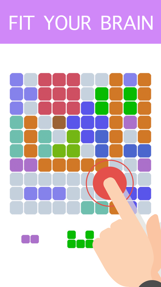 10-10 Colors Block Puzzle Free to Fit : Logic Stack Dots - 1.0 - (iOS)