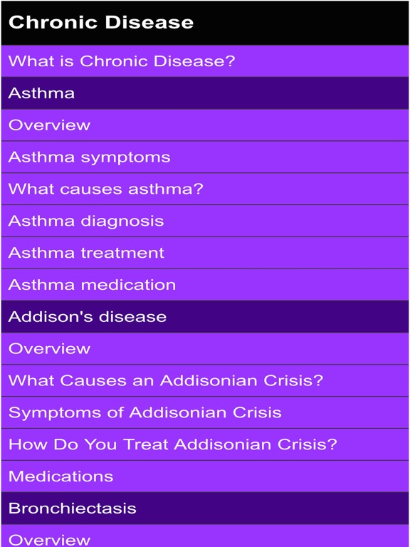 Screenshot #4 pour Chronic Diseases