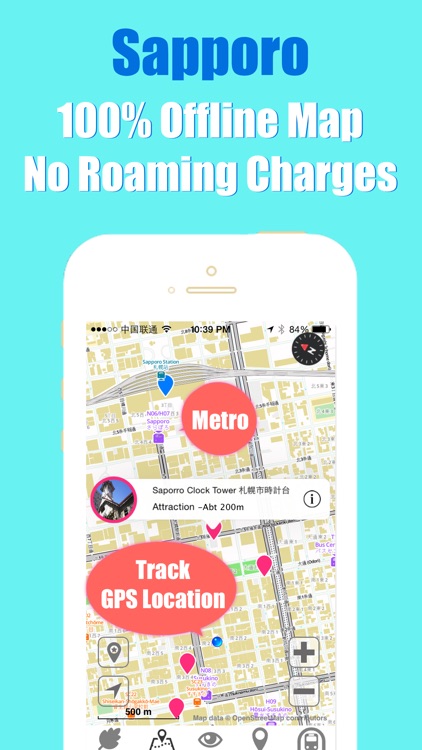 Sapporo travel guide and offline city map, Beetletrip Metro JR Train and Walks screenshot-3