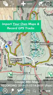 maps n trax - offline maps, gps tracks & waypoints iphone screenshot 1