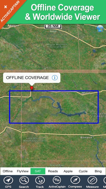 Lake Sakakawea North Dakota charts fishing maps screenshot-4