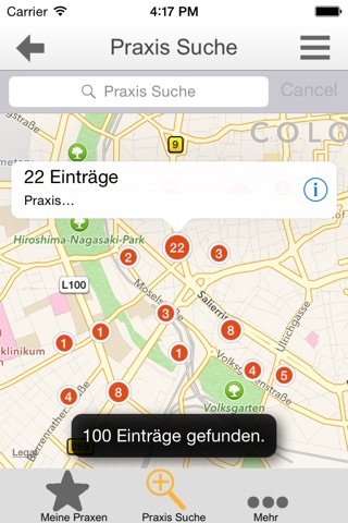 Praxis Fraidoon Hekmat Hamburg screenshot 2