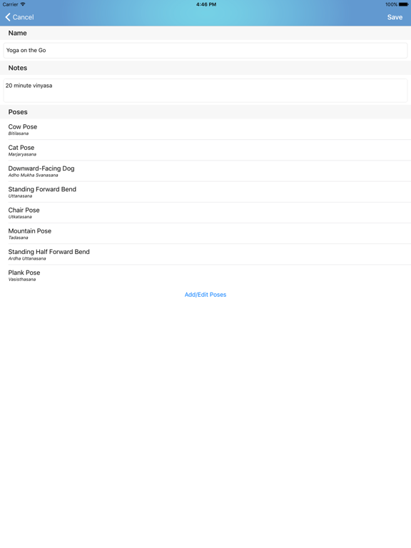 Screenshot #5 pour My Yoga Flow