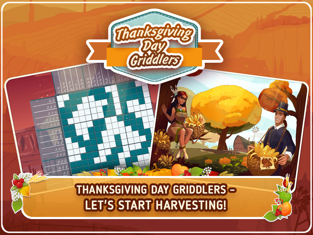Thanksgiving Day Griddlers Free screenshot 6