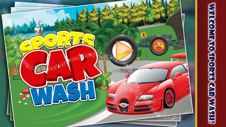 Sports Car Wash – Repair & cleanup vehicle in this spa salon game for kids