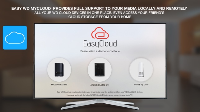 EasyCloud for WD My Cloud dans l'App Store