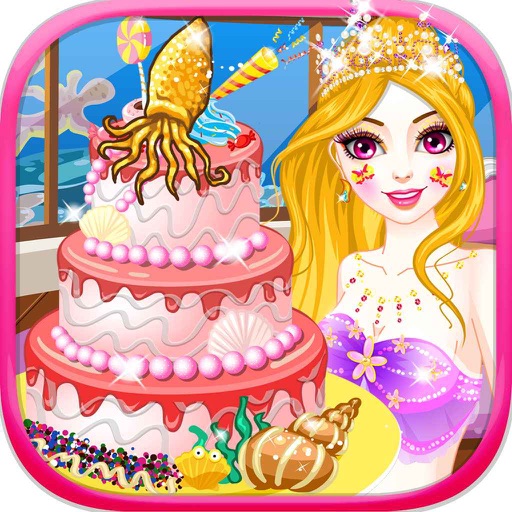 Mermaid Cake Party - Baby Dessert Cooking icon