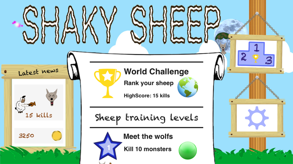 #2. Shaky Sheep (iOS) 由: Simarim