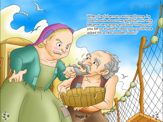 Screenshot #5 pour The Fisherman and the Goldfish - iBigToy
