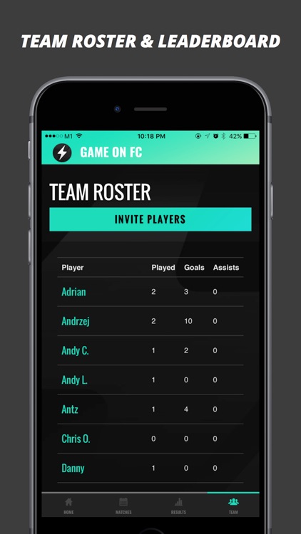 Game On: The Social Network for Team Sports screenshot-3