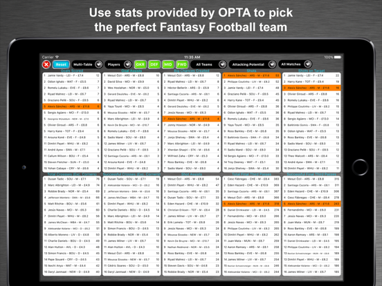 Screenshot #4 pour Fantasy Football Stats HQ