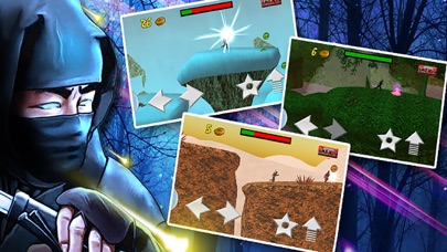Screenshot #1 pour 3D Ninja Warrior Run (a platform shooting game)