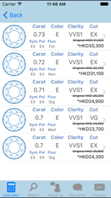 Buy Diamond - Diamond Price Calculator 鑽石價格計算機 screenshot