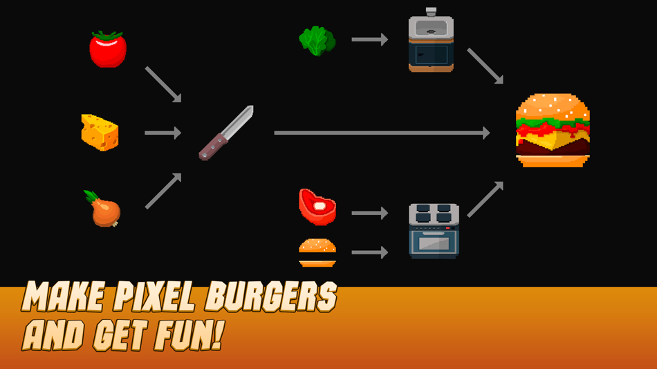 #4. Pixel Burger Simulator 3D (iOS) Podle: Tayga Games OOO
