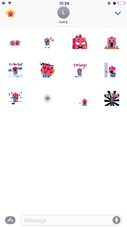 Robot Sticker for iMessage