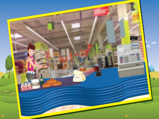 Supermarket boy food shopping - A crazy market cleanup & grocery shop game iPad screenshot