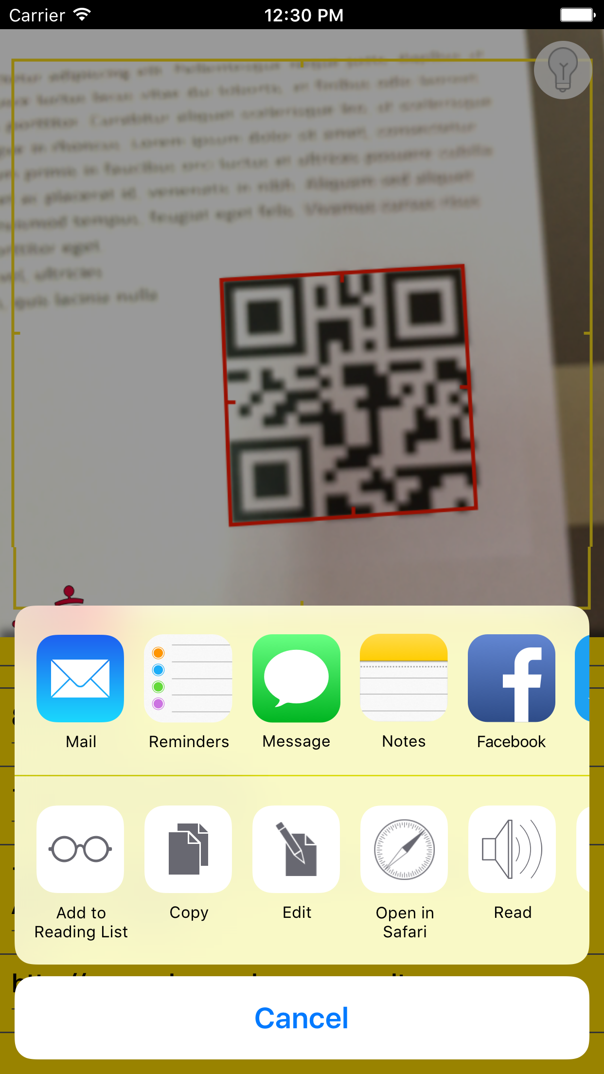 Robot QR - more than a barcode and QR code reader