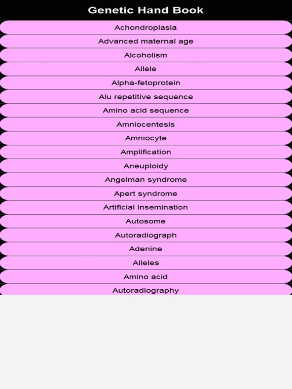 Screenshot #4 pour Genetic handbook