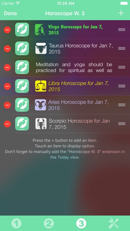 Horoscope Widget screenshot-3