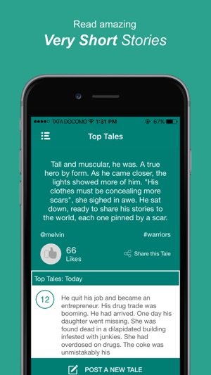 TaleHunt: Very short stories in love and fiction(圖1)-速報App