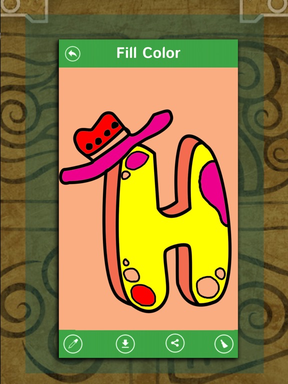 Screenshot #6 pour Funny ABC Coloring Books - Preschool Kids English Alphabets And Numbers Color Book