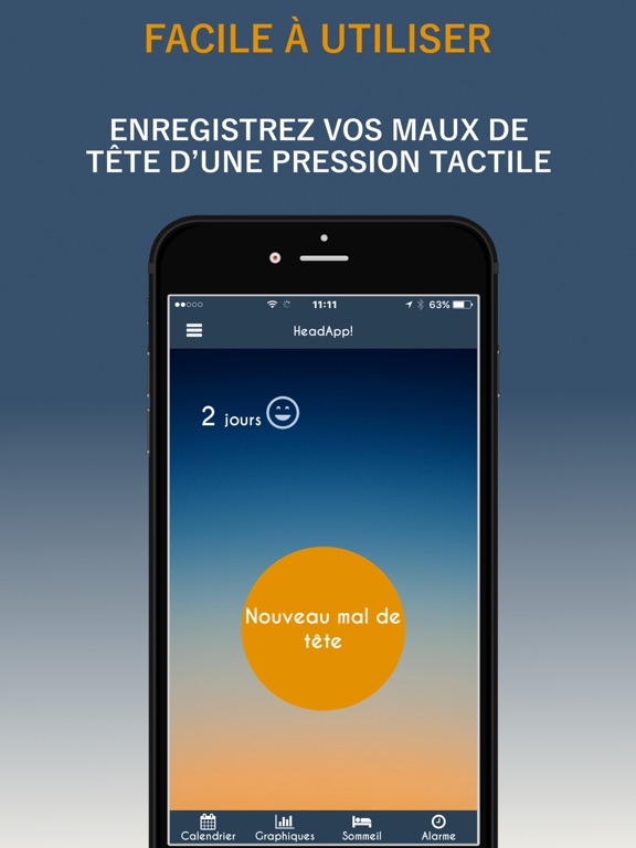Screenshot #4 pour HeadApp  journal maux de tête
