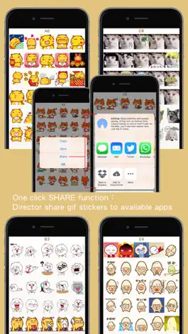 Game screenshot Gif Stickers Pro -4800 Gif Animated Stickers Pack apk