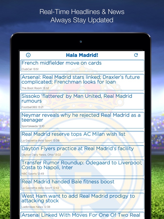 Screenshot #5 pour Soccer News For Real Madrid CF - Football Headlines For Madridista
