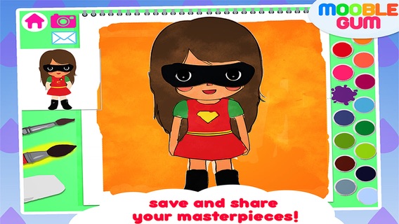 superhero coloring book - painting app for kids  - learn how to paint a super heroesのおすすめ画像5