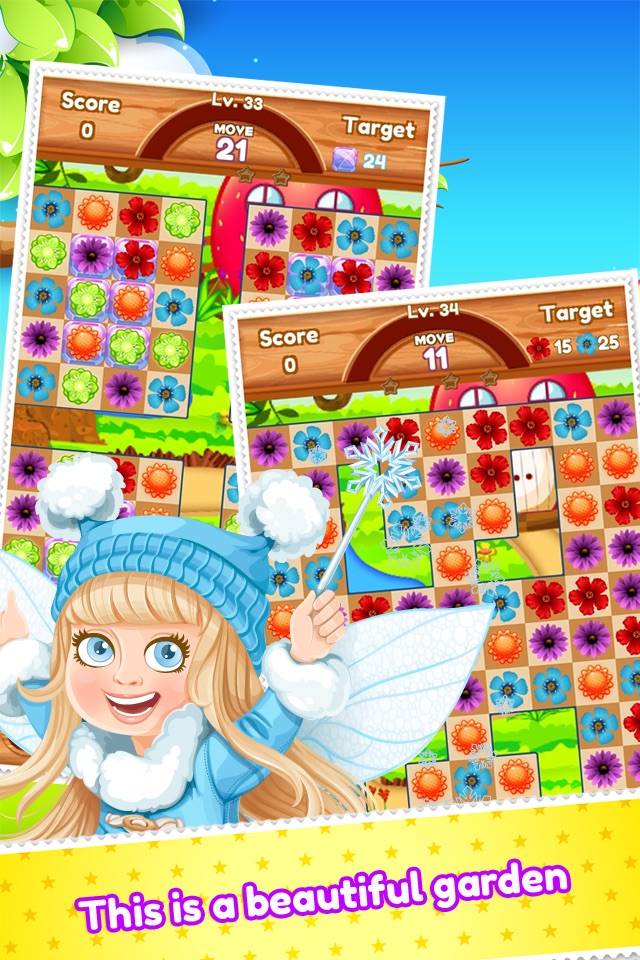 Blossom Garden Crush Paradise screenshot 4