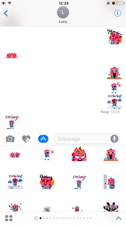 Robot Sticker for iMessage