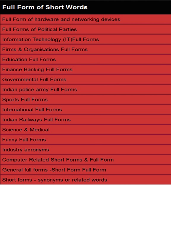 Screenshot #4 pour Short Form To Full Form