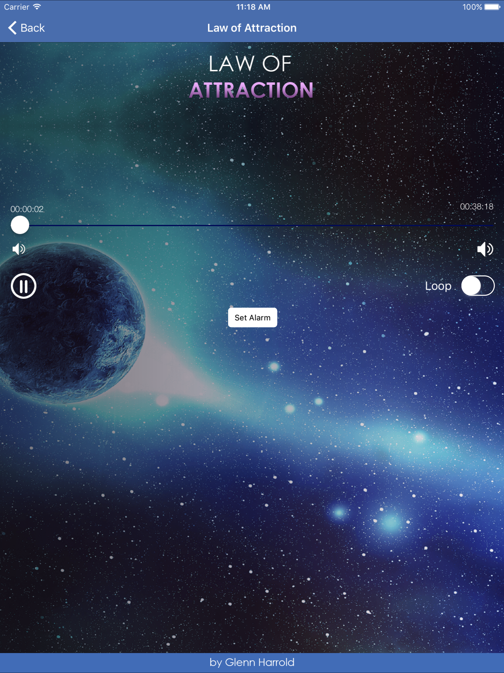 Law of Attraction Hypnosis by Glenn Harrold
