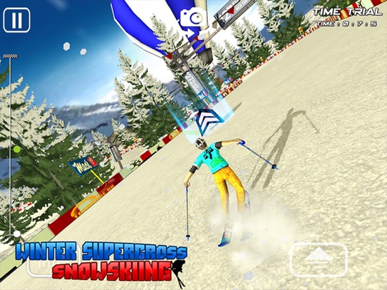 Screenshot #6 pour Winter Super Cross SnowSkiing - Free 3D Snow Water Racing Madness Game