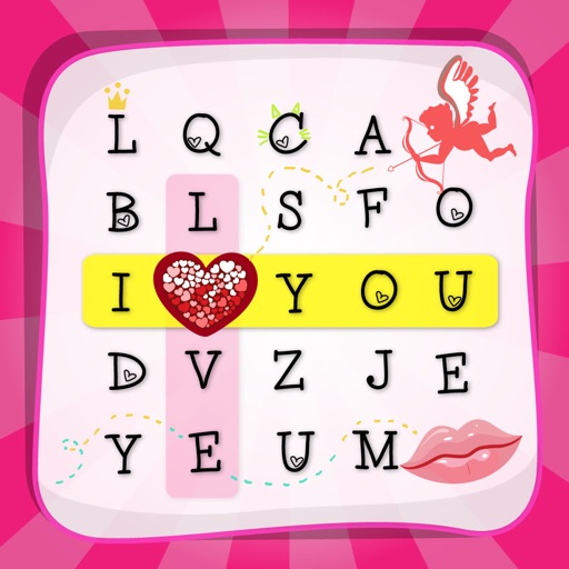 Word Search In Love “ Valentine Version ” Free icon