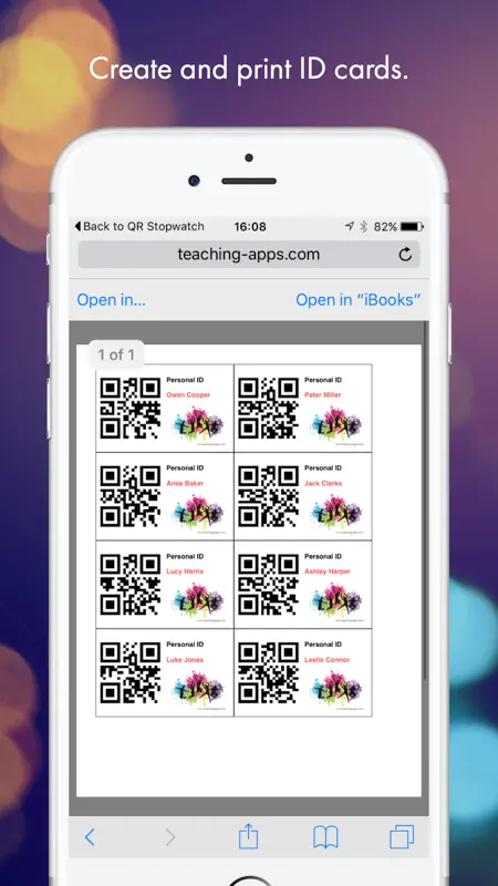 QR Stopwatch screenshot 5 of 5