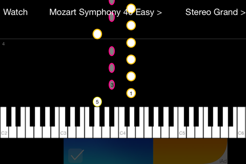 Piano Celestial - midi falling notes screenshot 2