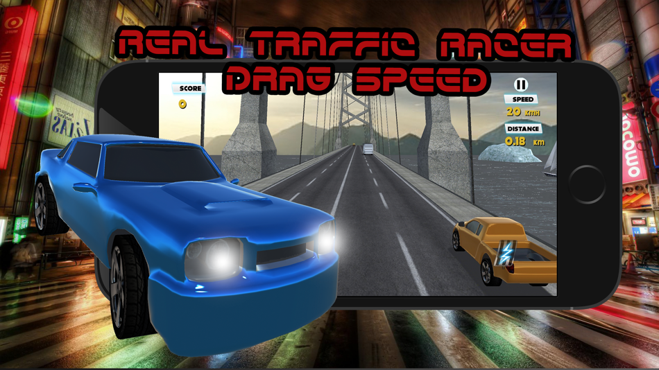 #2. Real Traffic Racer Drag Speed Highway - 3d Racing Game (iOS) 由: Pisit Aussawasuriyawong