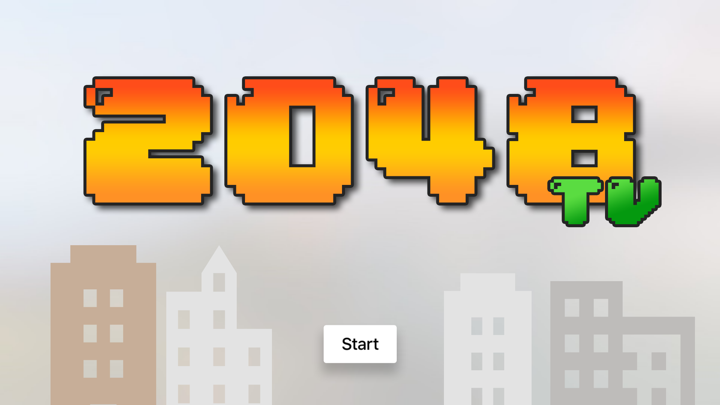 Screenshot #1 pour 2048 tv - Play game on TV