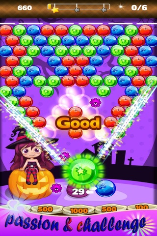 Witch Bubble Shooter Free Fun Addictive Puzzle Game screenshot 2